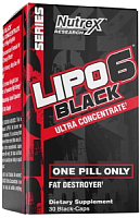 Lipo 6 Black Ultra Concentrate, 30 caps.