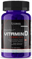Vitamin D  1000IU,   60 softgels.